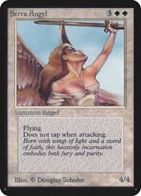 Serra Angel - Alpha Edition - Magic: The Gathering card