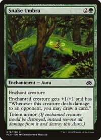 Snake Umbra - Planechase Anthology - Magic: The Gathering card