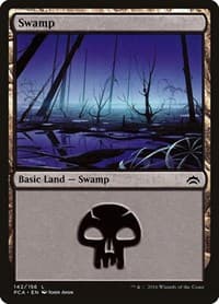 Swamp (142) - Planechase Anthology - Magic: The Gathering card