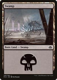 Swamp (145) - Planechase Anthology - Magic: The Gathering card