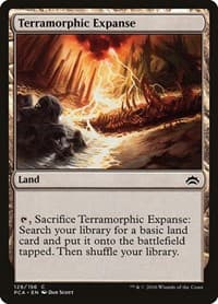 Terramorphic Expanse - Planechase Anthology - Magic: The Gathering card