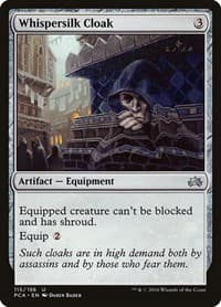 Whispersilk Cloak - Planechase Anthology - Magic: The Gathering card