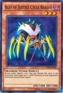 Ally of Justice Cycle Reader - OTS Tournament Pack 3 - YuGiOh card