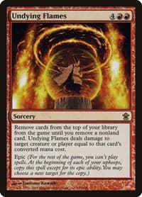Undying Flames - Saviors of Kamigawa - Magic: The Gathering card