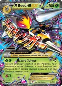 M Beedrill EX - XY Promos - Pokemon card