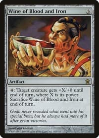 Wine of Blood and Iron - Saviors of Kamigawa - Magic: The Gathering card