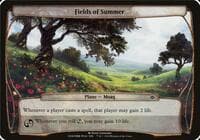 Fields of Summer (Planechase Anthology) - Oversize Cards - Magic: The Gathering card