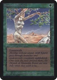Shanodin Dryads - Alpha Edition - Magic: The Gathering card