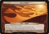 Sea of Sand (Planechase Anthology) - Oversize Cards - Magic: The Gathering card