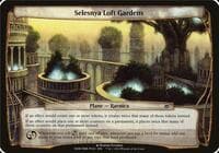 Selesnya Loft Gardens (Planechase Anthology) - Oversize Cards - Magic: The Gathering card