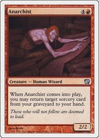 Anarchist - 9th Edition - Magic: The Gathering card
