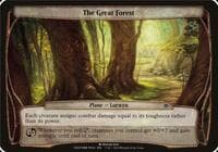 The Great Forest (Planechase Anthology) - Oversize Cards - Magic: The Gathering card