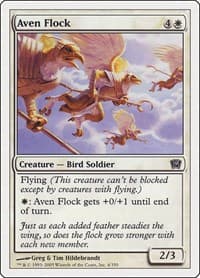 Aven Flock - 9th Edition - Magic: The Gathering card
