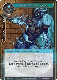 Alhama'at's Mage Knight - Legacy Lost - Force of Will card