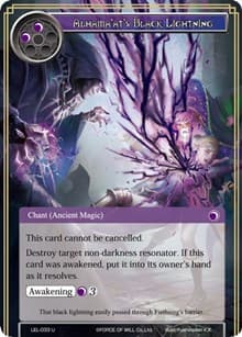 Alhama'at's Black Lightning - Legacy Lost - Force of Will card