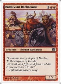 Balduvian Barbarians - 9th Edition - Magic: The Gathering card