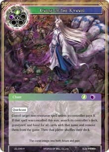 Curse of the Kyuubi - Legacy Lost - Force of Will card