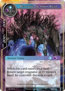 Nightmare, the Ashen Dream - Legacy Lost - Force of Will card