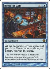 Battle of Wits - 9th Edition - Magic: The Gathering card