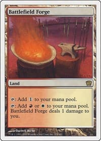 Battlefield Forge - 9th Edition - Magic: The Gathering card