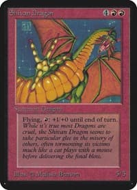 Shivan Dragon - Alpha Edition - Magic: The Gathering card