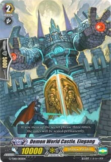 Demon World Castle, Eingang - G-TD10: Ritual of Dragon Sorcery - Cardfight Vanguard card