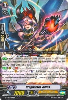 Dragwizard, Knies - G-TD10: Ritual of Dragon Sorcery - Cardfight Vanguard card