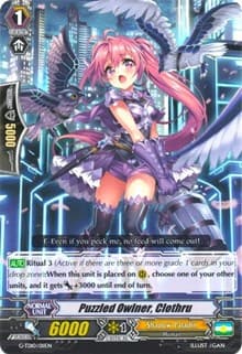 Puzzled Owlner, Clothru - G-TD10: Ritual of Dragon Sorcery - Cardfight Vanguard card