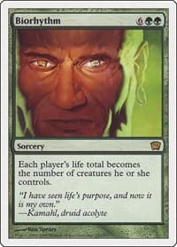 Biorhythm - 9th Edition - Magic: The Gathering card