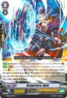 Dragprince, Rute - G-TD10: Ritual of Dragon Sorcery - Cardfight Vanguard card