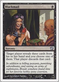 Blackmail - 9th Edition - Magic: The Gathering card