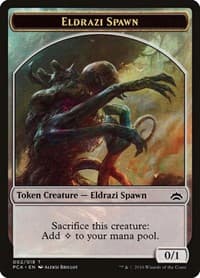 Eldrazi Spawn (002) // Eldrazi Double-Sided Token - Planechase Anthology - Magic: The Gathering card