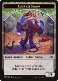 Eldrazi Spawn (003) // Eldrazi Double-Sided Token - Planechase Anthology - Magic: The Gathering card