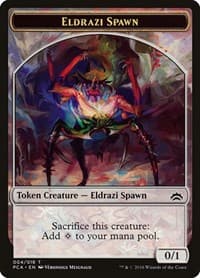 Eldrazi Spawn (004) // Eldrazi Double-Sided Token - Planechase Anthology - Magic: The Gathering card