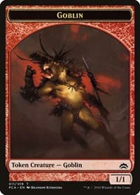Goblin // Boar Double-Sided Token - Planechase Anthology - Magic: The Gathering card