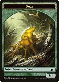 Ooze (016) // Ooze (017) Double-Sided Token - Planechase Anthology - Magic: The Gathering card