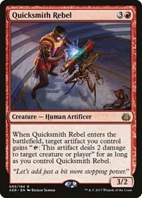 Quicksmith Rebel - Aether Revolt - Magic: The Gathering card