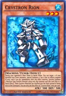 Crystron Rion - Invasion: Vengeance - YuGiOh card