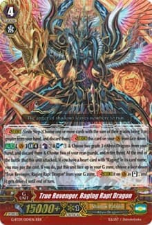 True Revenger, Raging Rapt Dragon - G-BT09: Divine Dragon Caper - Cardfight Vanguard card