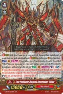 True Eradicator, Dragonic Descendant "Zillion" - G-BT09: Divine Dragon Caper - Cardfight Vanguard card