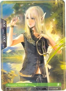 Elf Double-sided Resonator Token - Legacy Lost - Force of Will card