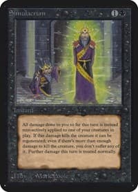 Simulacrum - Alpha Edition - Magic: The Gathering card