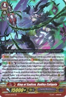 King of Sadism, Dudley Caligula - G-BT09: Divine Dragon Caper - Cardfight Vanguard card