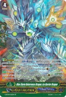 Blue Storm Deterrence Dragon, Ice Barrier Dragon (SP) - G-BT09: Divine Dragon Caper - Cardfight Vanguard card
