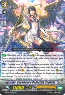 Excellence Celestial, Yophiel - G-BT09: Divine Dragon Caper - Cardfight Vanguard card