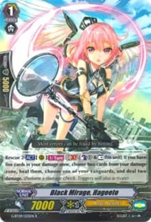 Black Mirage, Hageete - G-BT09: Divine Dragon Caper - Cardfight Vanguard card