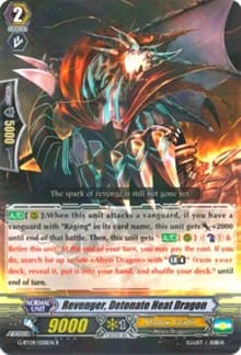 Revenger, Detonate Heat Dragon - G-BT09: Divine Dragon Caper - Cardfight Vanguard card