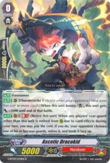 Ascetic Dracokid - G-BT09: Divine Dragon Caper - Cardfight Vanguard card