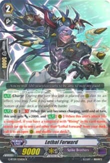 Lethal Forward - G-BT09: Divine Dragon Caper - Cardfight Vanguard card