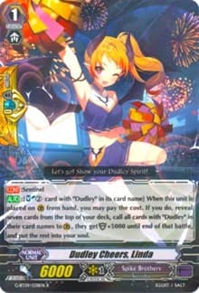 Dudley Cheers, Linda - G-BT09: Divine Dragon Caper - Cardfight Vanguard card